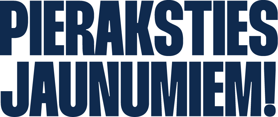 Pieraksties jaunumiem!